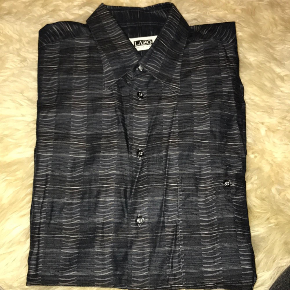 Men’s short sleeve button down shirt